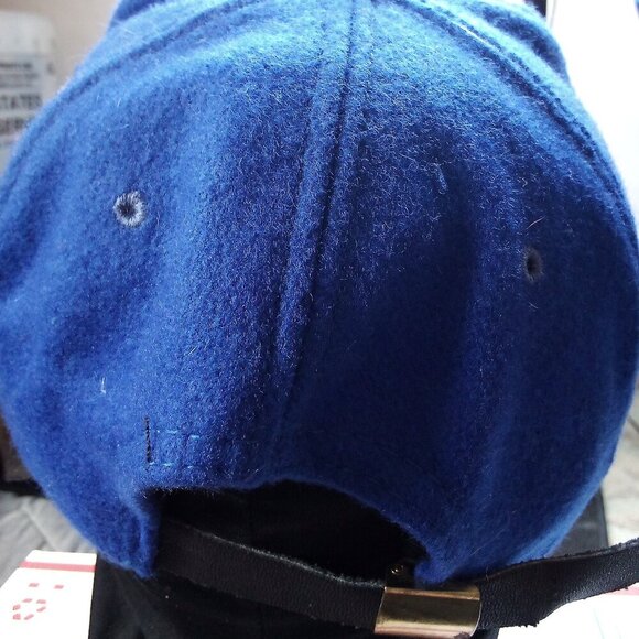 Vintage 90s Bula US Ski Team Wool Suede Brim Snap Back Hat Cap - Picture 3 of 7